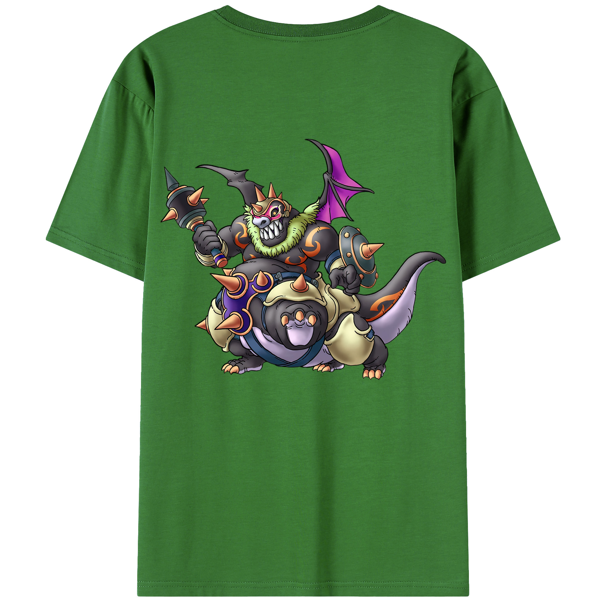 （画像用） ドラゴンクエスト Doragon Kuesuto Dragon Quest レディース半袖Tシャツ(バックプリント)